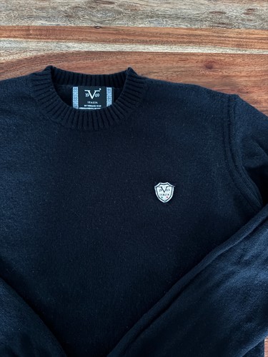 Original Versace 19V69 Strickpullover Wolle Schwarz Gr. M Herren - Bild 2 von 9