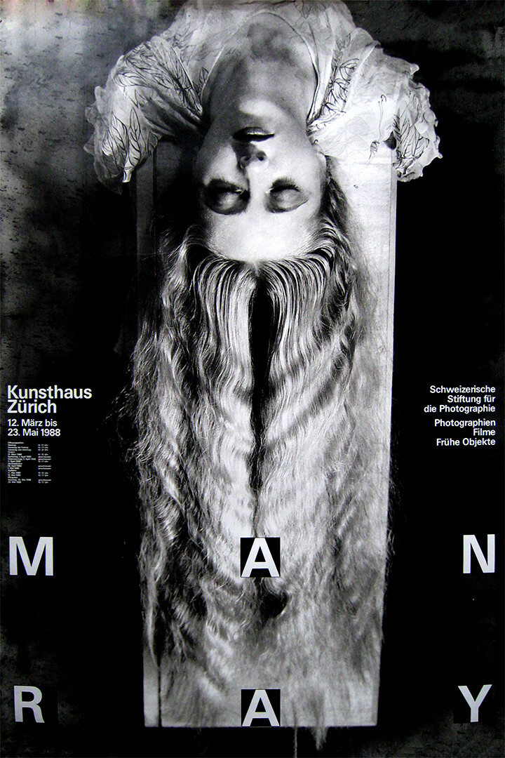 Man Ray Swiss Photo Expo Zurich 1988 Vintage Wall Art Home Decor