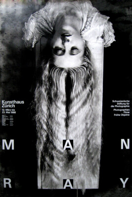 Man Ray Swiss Photo Expo Zurich 1988 Vintage Wall Art Home Decor