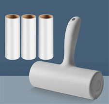 Sofa Clothes Pet Hair Extra Sticky Lint Roller With 4 Refill Packs 240 Sheets 