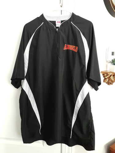A4 Men's Batting Jacket - Scarlet Quarter Zip With Mesh Inserts (Medium) - View #6