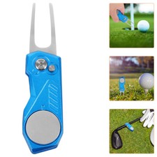 Golf Divot Tool Repairing Fork Metal Repairing Tool Outdoor Golfs Divot Fork