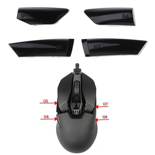 4-teilige Original-Seitentasten G4 G5 G6 G7 Für Logitech G900 G903 Gaming Mouse - Bild 9 von 9