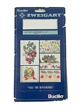 Bucilla Zweigart Hardanger Bright White Fabric Cross Stitch 22 Count 15x18"