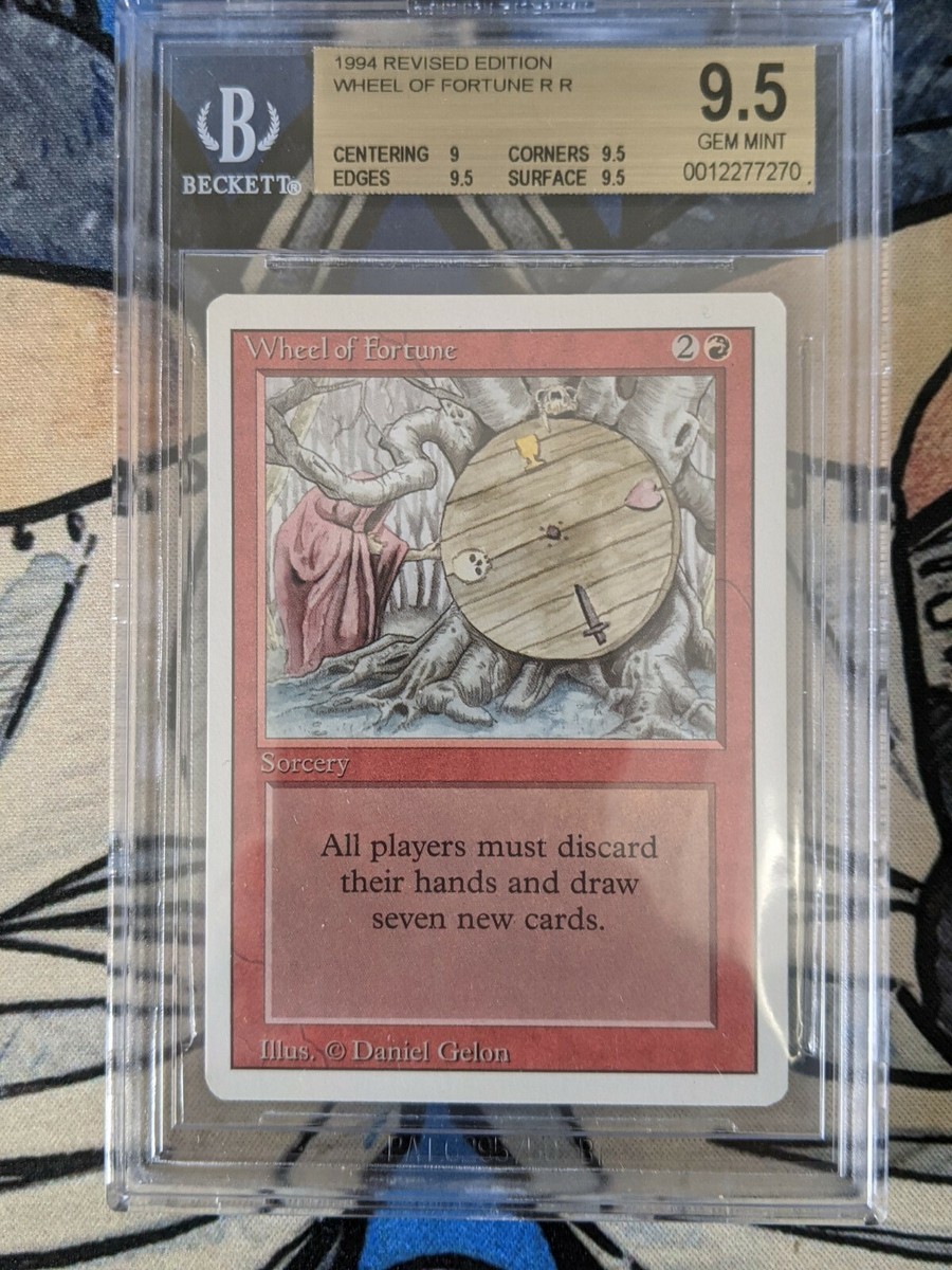 Wheel of fortune mtg revised Mint Condition Beckett 9.5 | eBay
