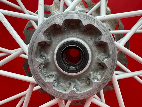 Honda CRF450R CRF 450 2004 04 OEM rueda delantera montaje completo llanta buje 21x1,6 - Imagen 7 de 24