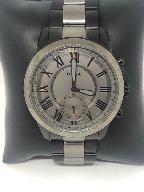 Fossil Q FTW1139 Unisex Stainless Steel Analog Gray Dial Hybrid Smart Watch CM66 | eBay