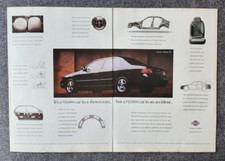 1993 Vintage 2 Page Print Ad Nissan Altima $14000 car in showroom 45000 accident
