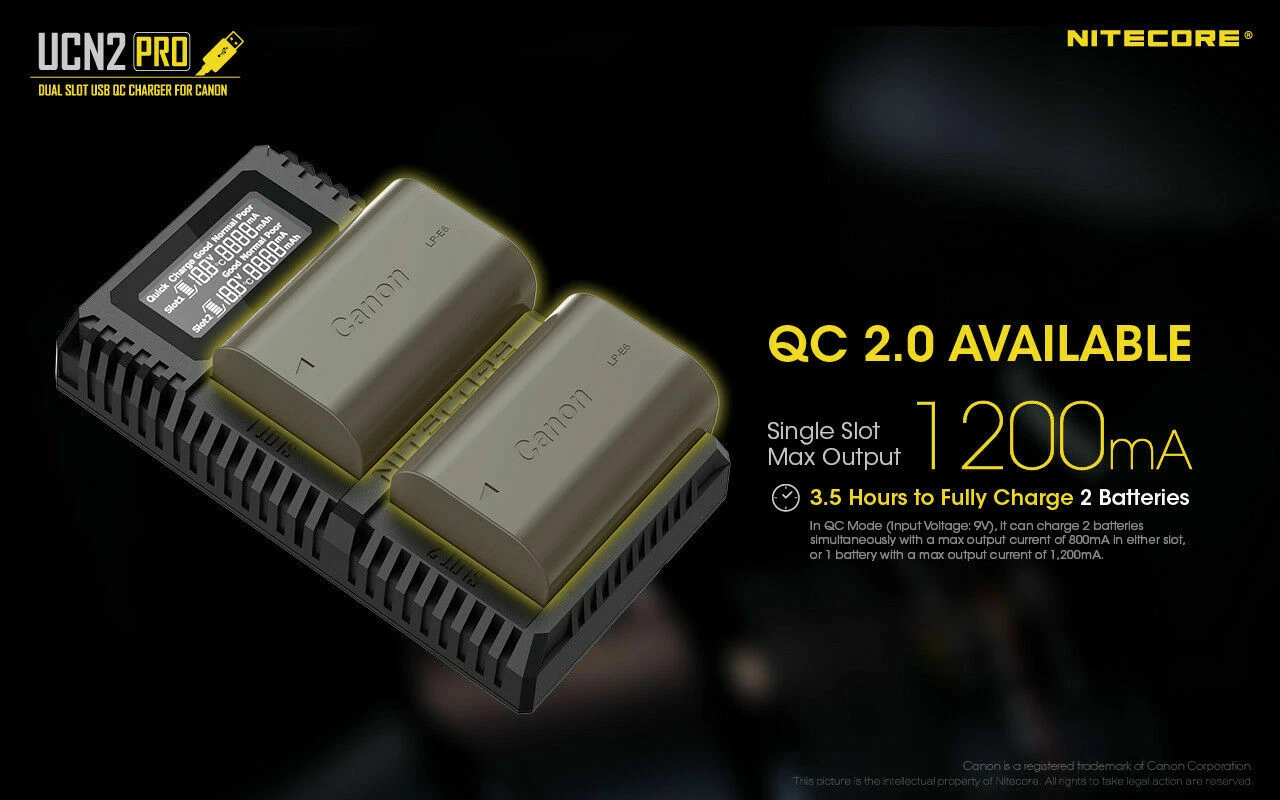 Nitecore UCN2 Pro USB Charger