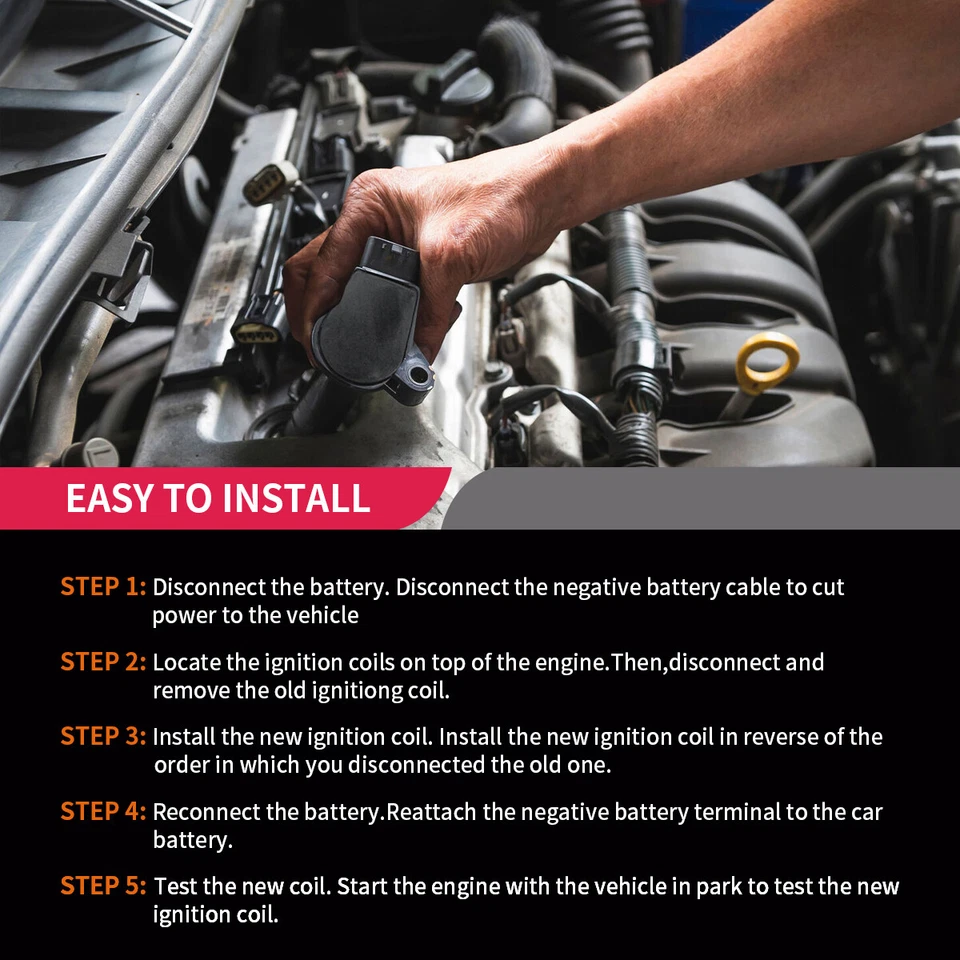 3PCS Ignition Coils+Module+Wire OEM Pack For Chevy Pontiac Buick Olds Isuzu DR39 - Image 3 of 4