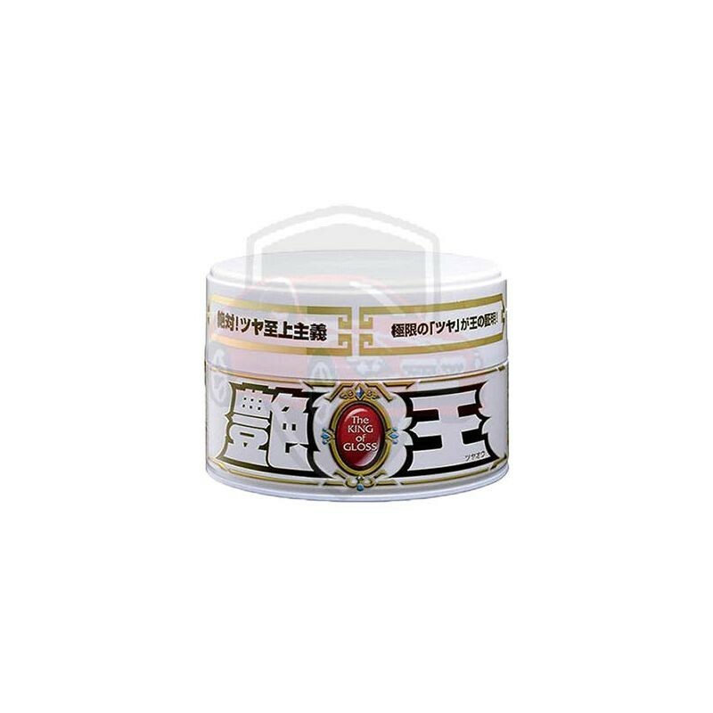 Cire Soft99 The King of Gloss Blanc Brillant protection carrosserie et lustrage voiture blanche