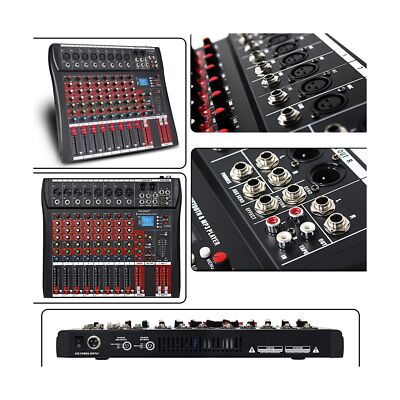 FULODE CT-80S Professional audio mixer 8 Channel with MP3