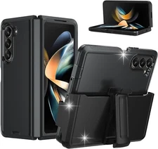 For Samsung Galaxy Z Fold 5 5G Heavy Duty Case Cover Hinge Stand Shockproof
