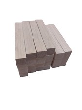 24 Piece Hickory Pen Blanks 3/4 x 3/4 x 5" Lathe Turning Craft Wood Lumber