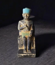Antique Mini Statue for King Khufu , Replica Museum Statue Antique BC Art