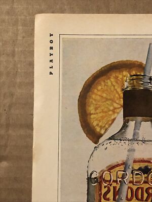 1979 Gordons London Dry Gin VTG 1970s 70s PRINT AD Flawless Cool