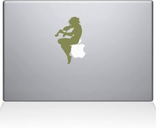 The Decal Guru Cherub Playing Violin MacBook Decal Vinyl Sticker-13" MacBook Pro