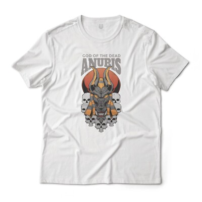 Anubis Egyptian God Of The Dead Graphic T-Shirt Lightweight Cotton Tee Unisex