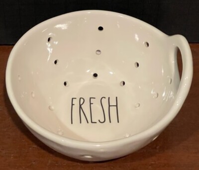 Rae Dunn FRESH Small Colander NEW