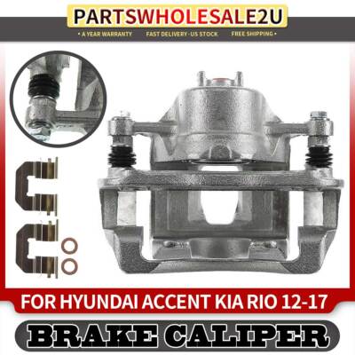 Front Right Brake Caliper with Bracket for Hyundai Accent Kia Rio Dodge Attitude
