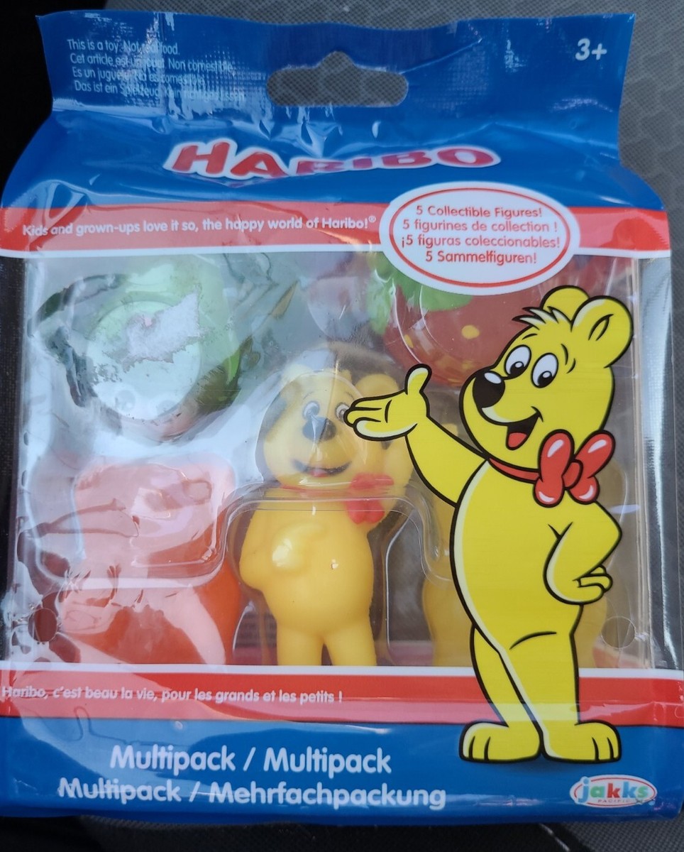 HARIBO GUMMIES 5 COLLECTIBLE FIGURES MULTI PACK JAKKS Bear/Frog
