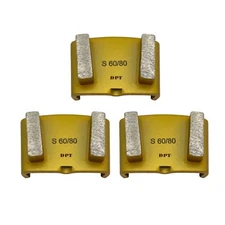 Grinding Discs for EZ HTC Greyline Professional Grinders Soft Bond 60 Grit 3Pack