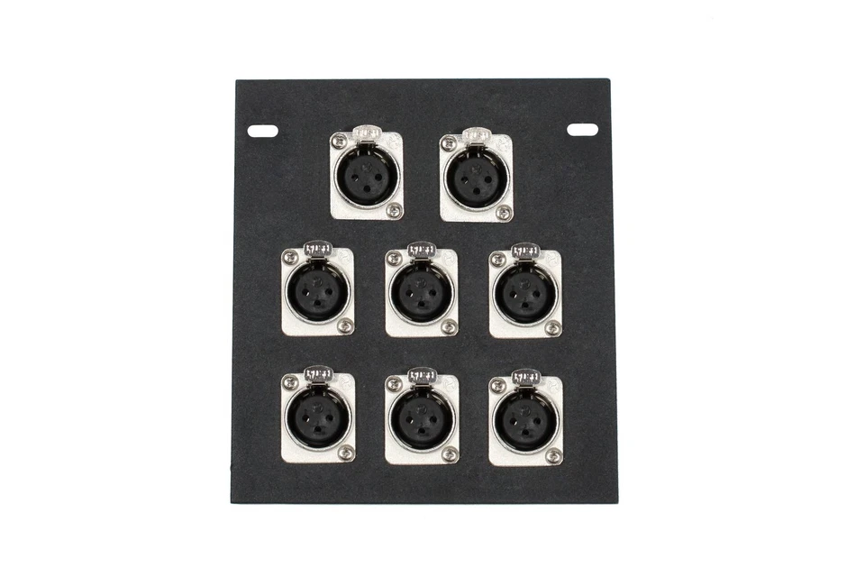 4 EC Stage Floor Box w/8 XLR Mic Connectors & 2 Conductor Shielded Wire 1000 ft - Image 3 of 4