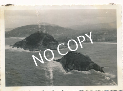 Foto WK2 Legion Condor Aussicht Blick auf Küste costa Spain B 1.48