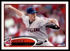 2012 Topps Vinnie Pestano #469 Cleveland Indians