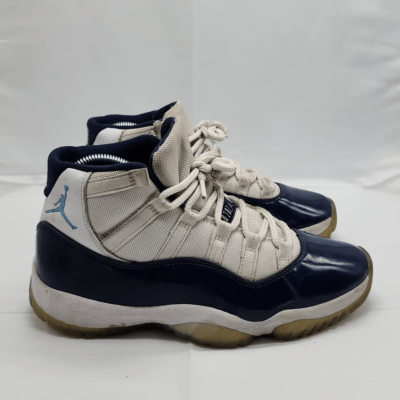 Nike Mens Air Jordan 11 Retro Win Like 82 Sneaker Shoes Navy Blue 