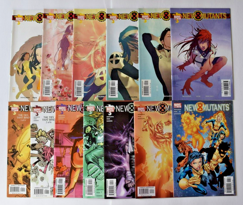 NEW MUTANTS 13 ISSUE COMPLETE SET 1-13 (2003) MARVEL COMICS