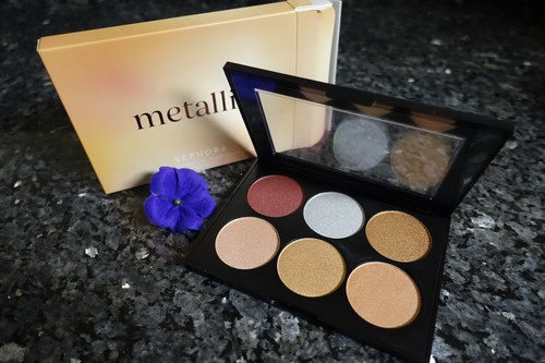 Sephora metallic pigment palette new in box full size - Picture 4 of 8