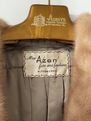 Vintage 1950s Max Azen Fur Coat USA | eBay