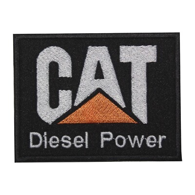 Cat Diesel Power LogoEmbroidered Patch Iron/Sew On Patch For