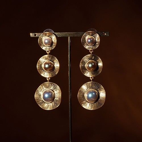 Clam Shell Earrings Ocean Inspired Jewellery Pearl Earrings Wedding Elegant Gift - Picture 3 of 6