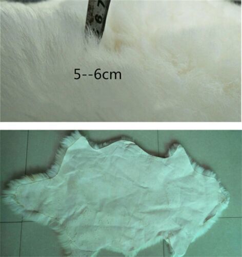 100% Genuine Sheepskin Fluffy Fur Rug Windward 60x110cm Natural Soft Fashion - Picture 11 of 11