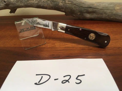 Aurum Knife Vintage folder with etched MP blade Krugerrand badge **CLEAN** image 10
