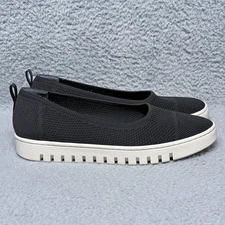 Vionic Uptown Skimmer Womens Size 9.5 Slip On Flats Shoes Black Knit