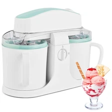 Ice Cream Maker Machine,with Two Ice Cream Mug,Ice Cream for Frozen Yogurt,So...