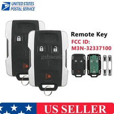 2 For 2014 - 2018 Chevrolet Silverado GMC Sierra 1500 Remote Control Key Fob 3B