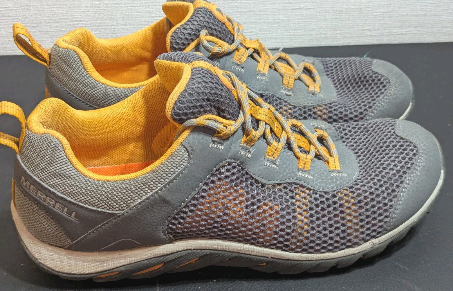 Scarpe sneakers da trekking Merrell uomo Riverbed 2 taglia 9 grigio arancione J276151C