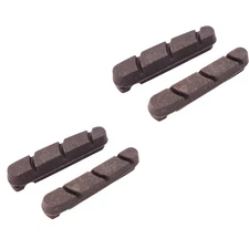 Replacement Carbon Fiber Rim Brake Pads for Road Bike 2 Pairs Rubber Cork