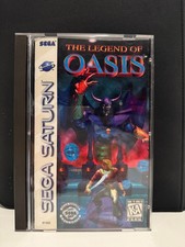 Legend of Oasis (Sega Saturn, 1996) RPG, CIB Complete W Manual