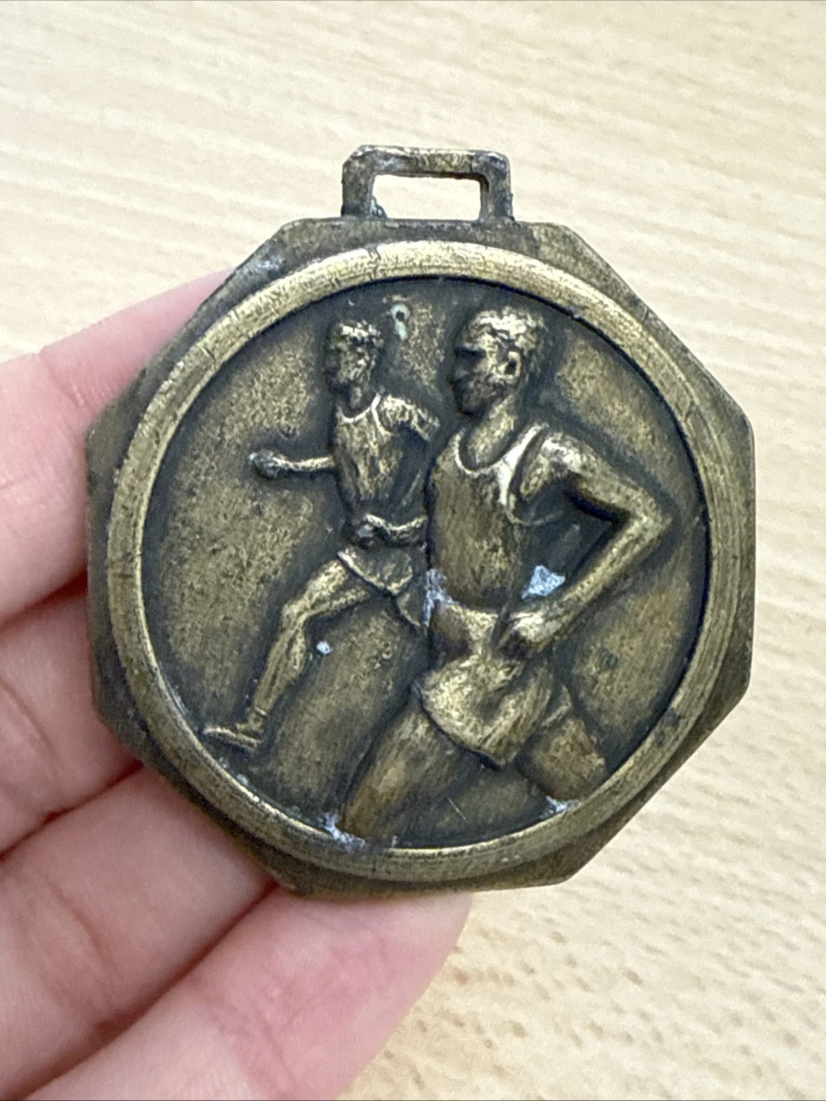 Médaille Pendentif Sportive Sport Course Course À Pied OMS XVI