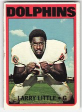 1972 Topps #240 Larry Little Rookie Miami Dolphins Very Good 68465
