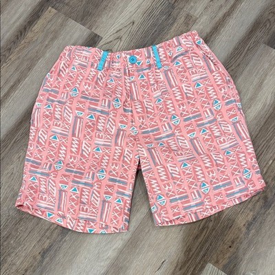 Tipsy Elves Weekend Warrior Pink Tribal Print Shorts sz: Large