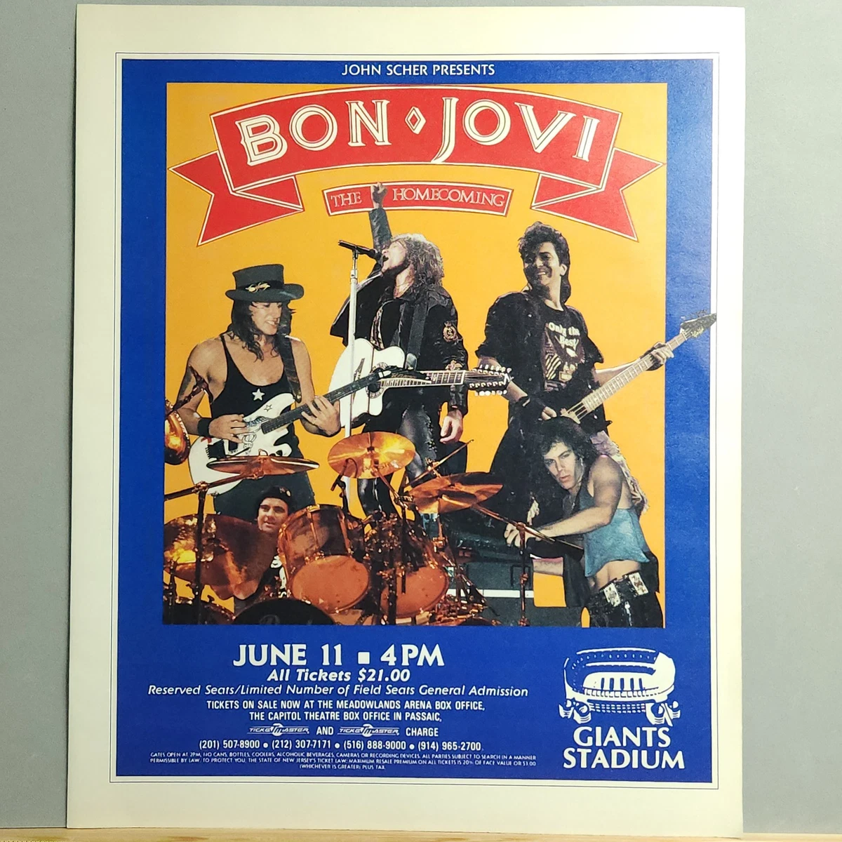 Bon Jovi Memorabilia for sale | eBay