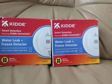Lot of Two Kiddie Smart Detection- Water Leak + Freeze Detector Brand New