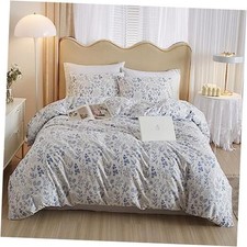 3 Pieces Duvet Cover Twin XL White Duvet Cover Twin XL 68"x90" Boho Floral 01
