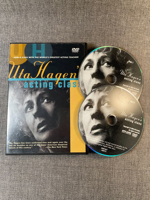 Uta Hagen's Acting Class DVD 2-Disc Set Acting Theater Instruction Excellent